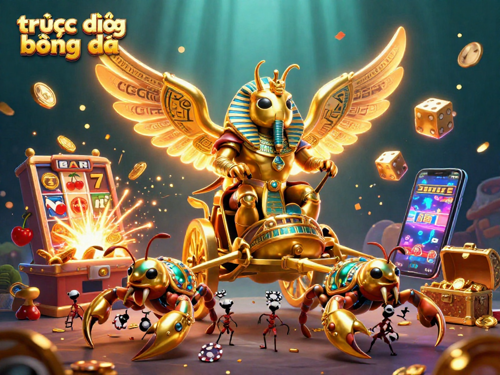 Experience trực tiếp bóng đá with a vibrant scene of sports betting and gaming excitement