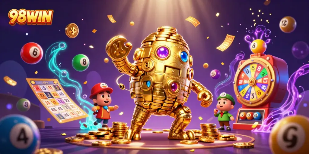 Engage in thrilling gambling with 98WIN's captivating games and dynamic prize elements.