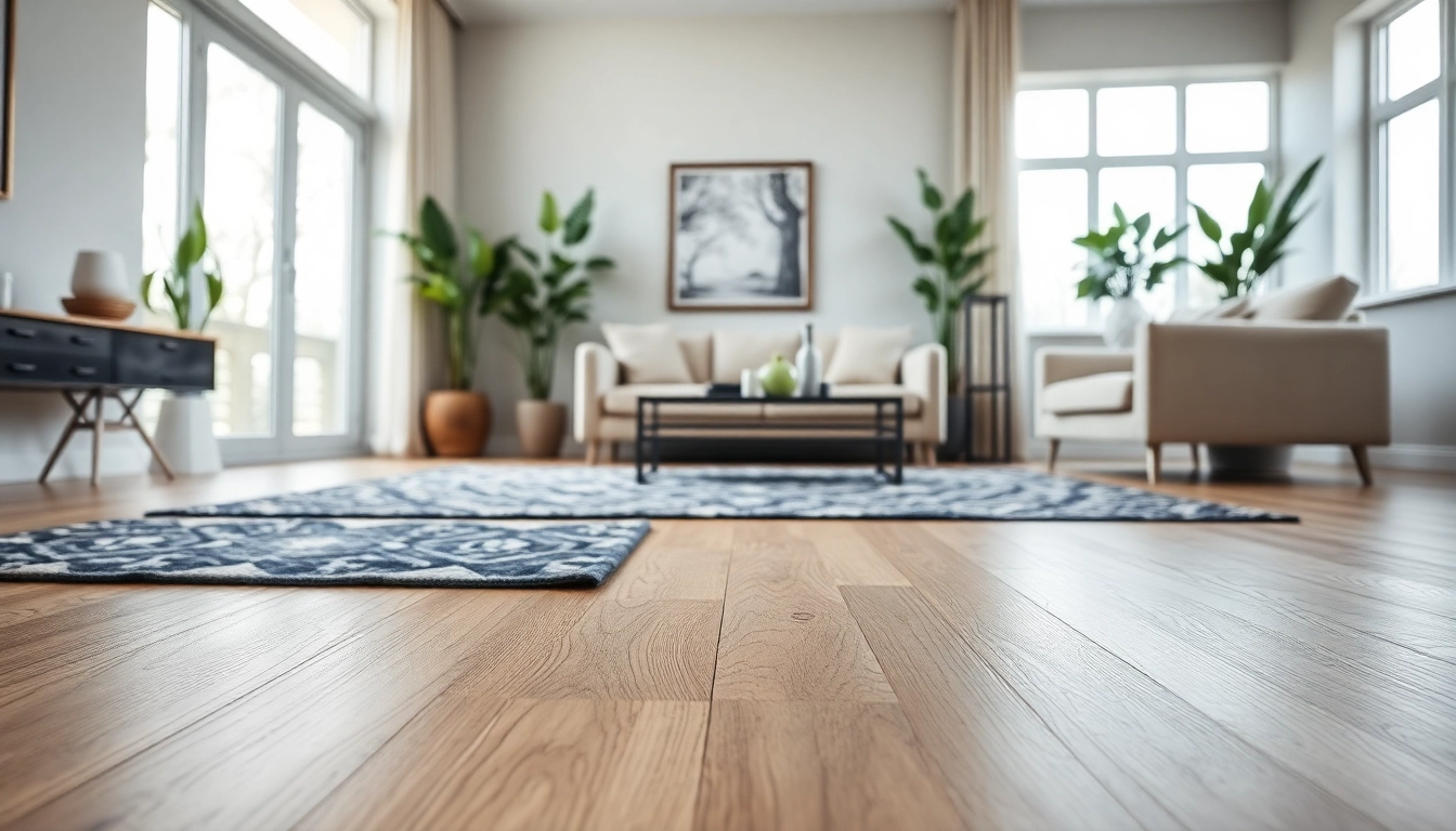 Enhance your space with beautiful lvp floors in a stylish modern living room setup.