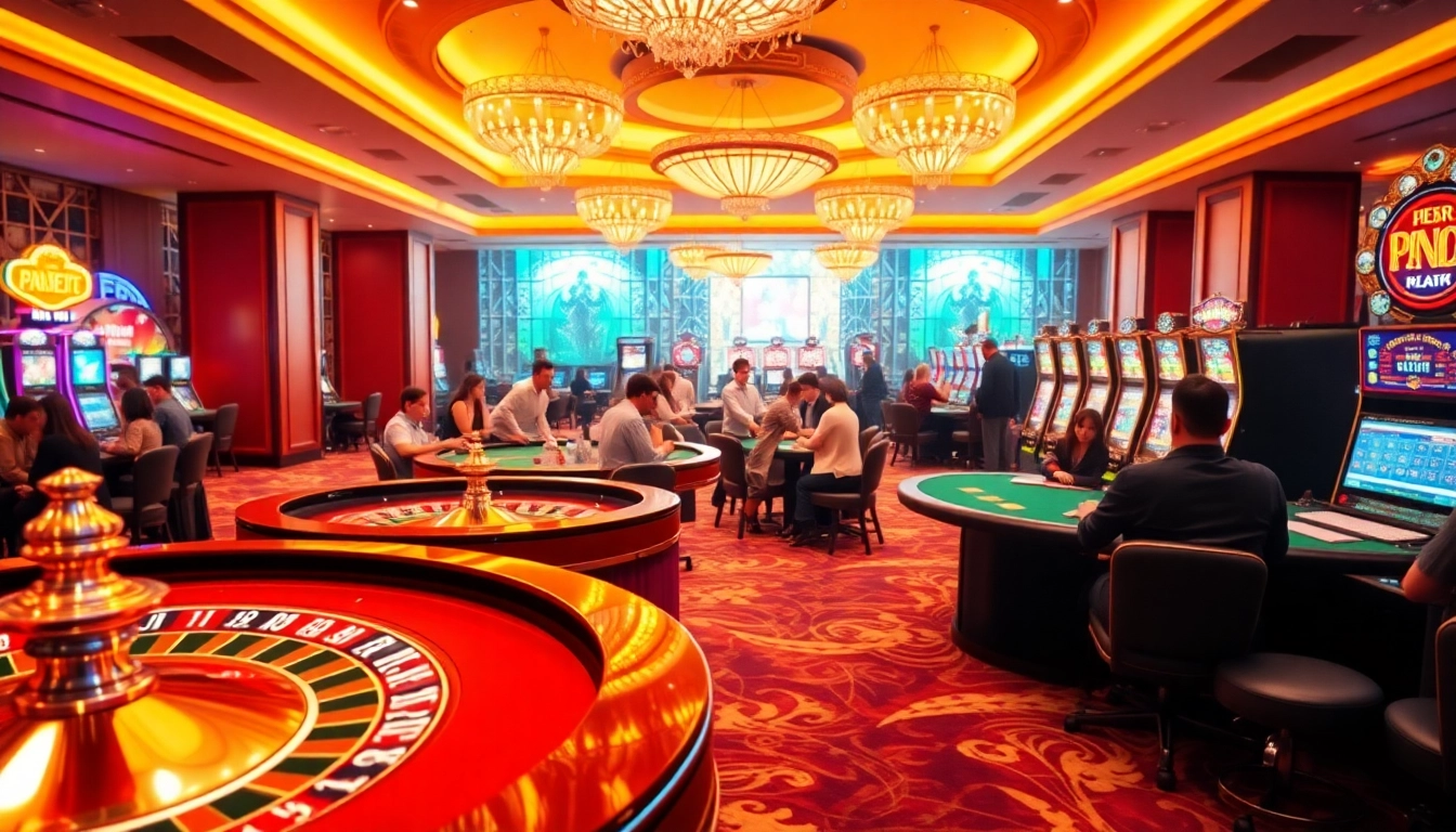 Experience the excitement of PG88 casino gaming with vibrant tables and thrilling slot machines.