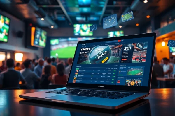 Experience dynamic online betting with sbobet.dance in a lively sports bar atmosphere.