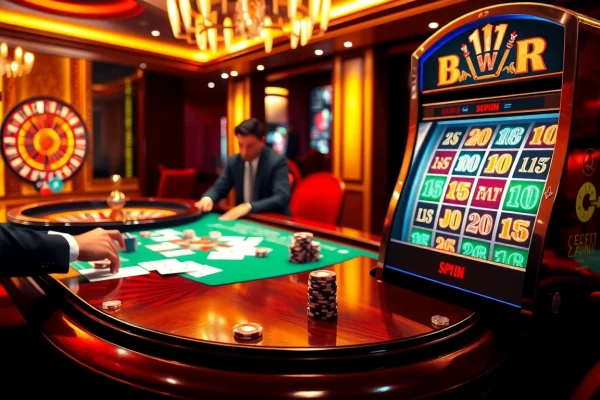 Experience the thrill of gambling at loto188.gb.net, featuring exciting poker scenes and vibrant casino elements.