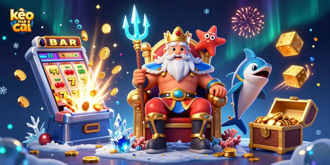 Engage with kèo nhà cái featuring a vibrant sea king and exciting casino elements.