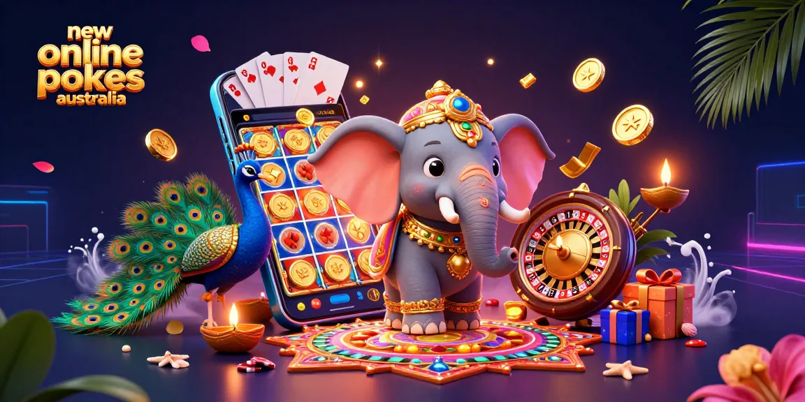 Play new online pokies Australia with thrilling slot games and vibrant 3D casino elements.